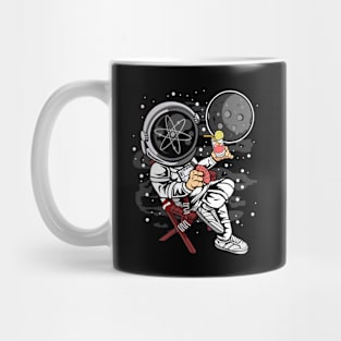 Retirement Plan Astronaut Cosmos ATOM Coin To The Moon Crypto Token Cryptocurrency Blockchain Wallet Birthday Gift For Men Women Kids Mug